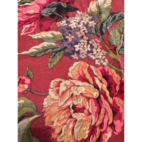 2 VTG  Croscill Floral Serena  Swag Valance Tassels Rustic country cottage new - Picture 7 of 12